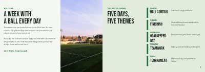 Pages 2–3 of Summer football school – 8 pages