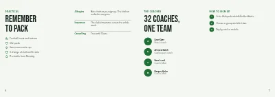 Pages 6–7 of Summer football school – 8 pages