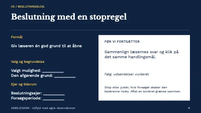 Side 4 af Et nyhedsbrev med retning