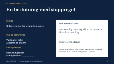 Side 4 av Et nyhetsbrev med retning