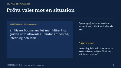 Sida 3 av Ett nyhetsbrev med riktning
