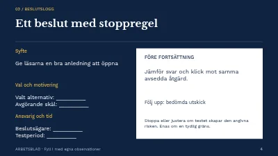 Sida 4 av Ett nyhetsbrev med riktning