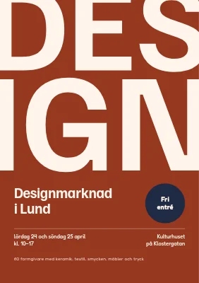 Designmarknad — en helgmarknad för dansk design