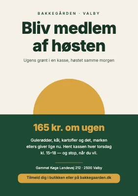 Gårdbutik — bliv medlem af høsten