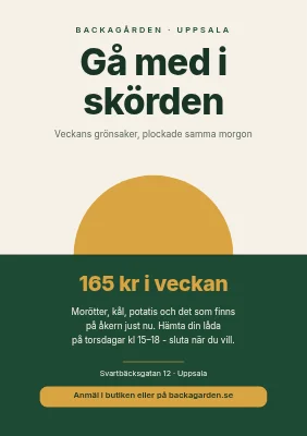 Gårdsbutik — häng med på skörden
