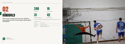Side 18–19 af Årsskrift for idrætsforening – 96 sider