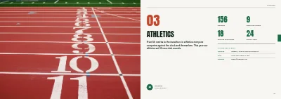 Pages 24–25 of Yearbook for a sports club – 96 pages