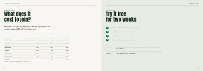 Pages 82–83 of Yearbook for a sports club – 96 pages