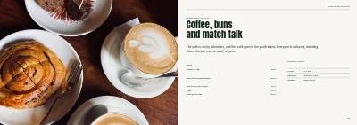 Pages 88–89 of Yearbook for a sports club – 96 pages