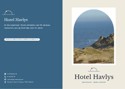 Omslag af Gæsteguide for badehotel – 48 sider