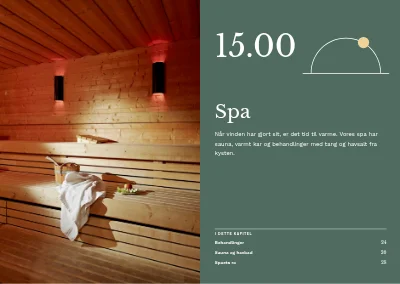 Side 22–23 af Gæsteguide for badehotel – 48 sider
