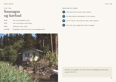 Side 26–27 af Gæsteguide for badehotel – 48 sider