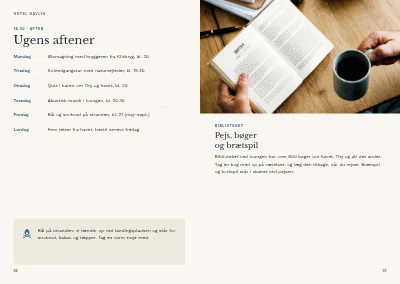 Side 36–37 af Gæsteguide for badehotel – 48 sider