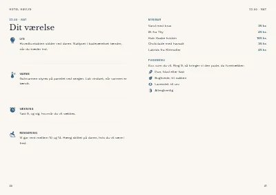 Side 40–41 af Gæsteguide for badehotel – 48 sider