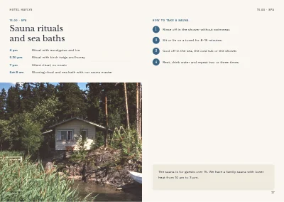 Side 26–27 av Guest directory for a seaside hotel – 48 pages