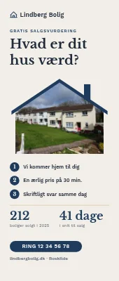 Roll-up til ejendomsmægler — gratis salgsvurdering