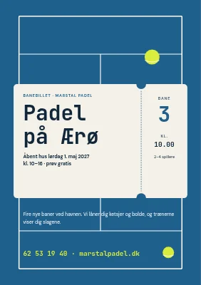 Padelcenter med åbent hus i Marstal