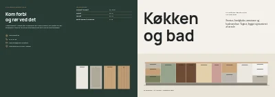 Omslag af Katalog for køkken- og badeværelsesbutik – 64 sider