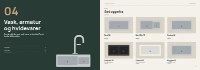 Side 32–33 af Katalog for køkken- og badeværelsesbutik – 64 sider