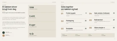 Side 2–3 af Katalog for køkken- og badeværelsesbutik – 64 sider