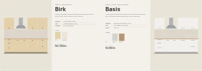Side 16–17 af Katalog for køkken- og badeværelsesbutik – 64 sider
