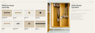 Pages 18–19 of Kitchen and bathroom showroom catalogue – 64 pages