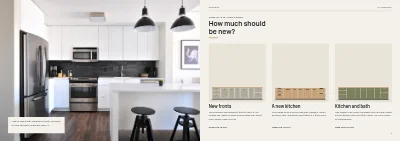 Pages 4–5 of Kitchen and bathroom showroom catalogue – 64 pages