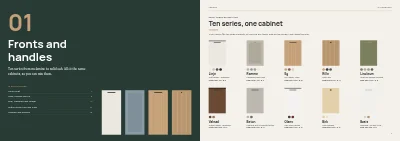 Pages 6–7 of Kitchen and bathroom showroom catalogue – 64 pages