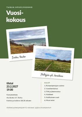 Kävelyseuran vuosikokous — polaroidit