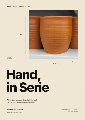 Masterarbeit — Keramikstudio