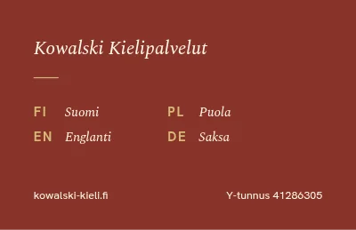 Sivu 2 – Viisi kieltä
