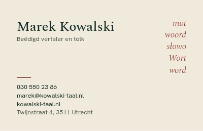 Vijf tongen