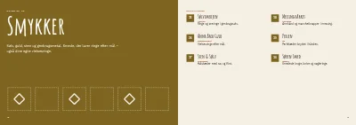 Side 18–19 af Program og udstillerliste for kunsthåndværkermarked – 32 sider