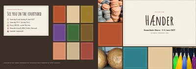 Cover of Programme and exhibitor list for a crafts fair – 32 pages