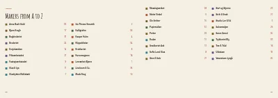 Pages 28–29 of Programme and exhibitor list for a crafts fair – 32 pages