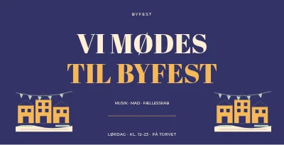 Byfest – Typografisk statement
