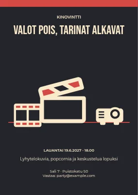 Valot himmenevät, tarinat alkavat