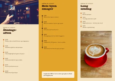Side 2 af Madfestivalens program