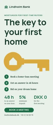 Bank roll-up — mortgages for first homes