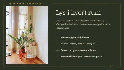 Side 4 af Ejendomspræsentation — nybyg ved fjorden