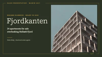 Property presentation — new build by the fjord