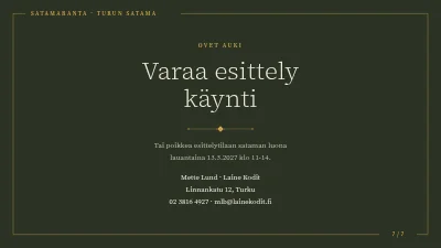 Sivu 7 – Kiinteistöesittely — uudisrakennus fjordin rannalla