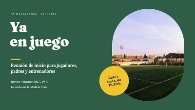 Club de fútbol — inicio de temporada