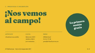 Página 8 de Club de fútbol — inicio de temporada