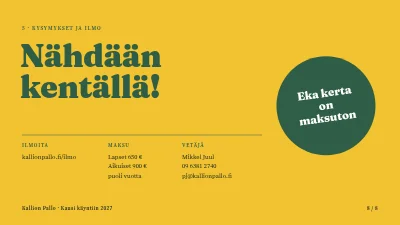 Sivu 8 – Jalkapalloseura — kauden avaus