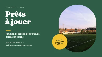 Club de foot — coup d’envoi de la saison