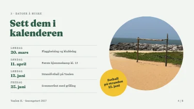 Side 6 av Fotballklubben — sesongstart