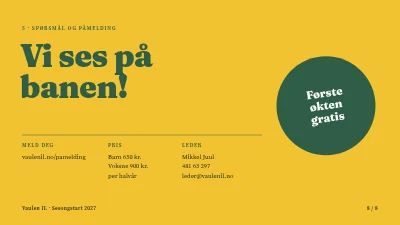 Side 8 av Fotballklubben — sesongstart