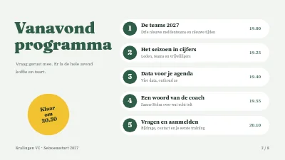 Pagina 2 van Voetbalclub — seizoensopening
