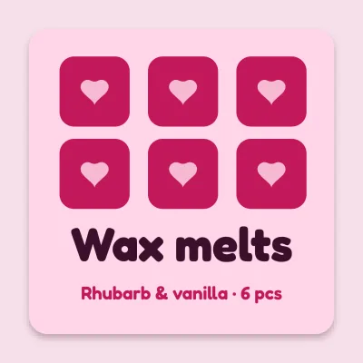 Six wax melts